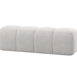 Mojo eetbank 164 cm boucle ecru melange
