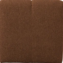 Mojo eetbank 84cm met rugleuning boucle roestbruin melange