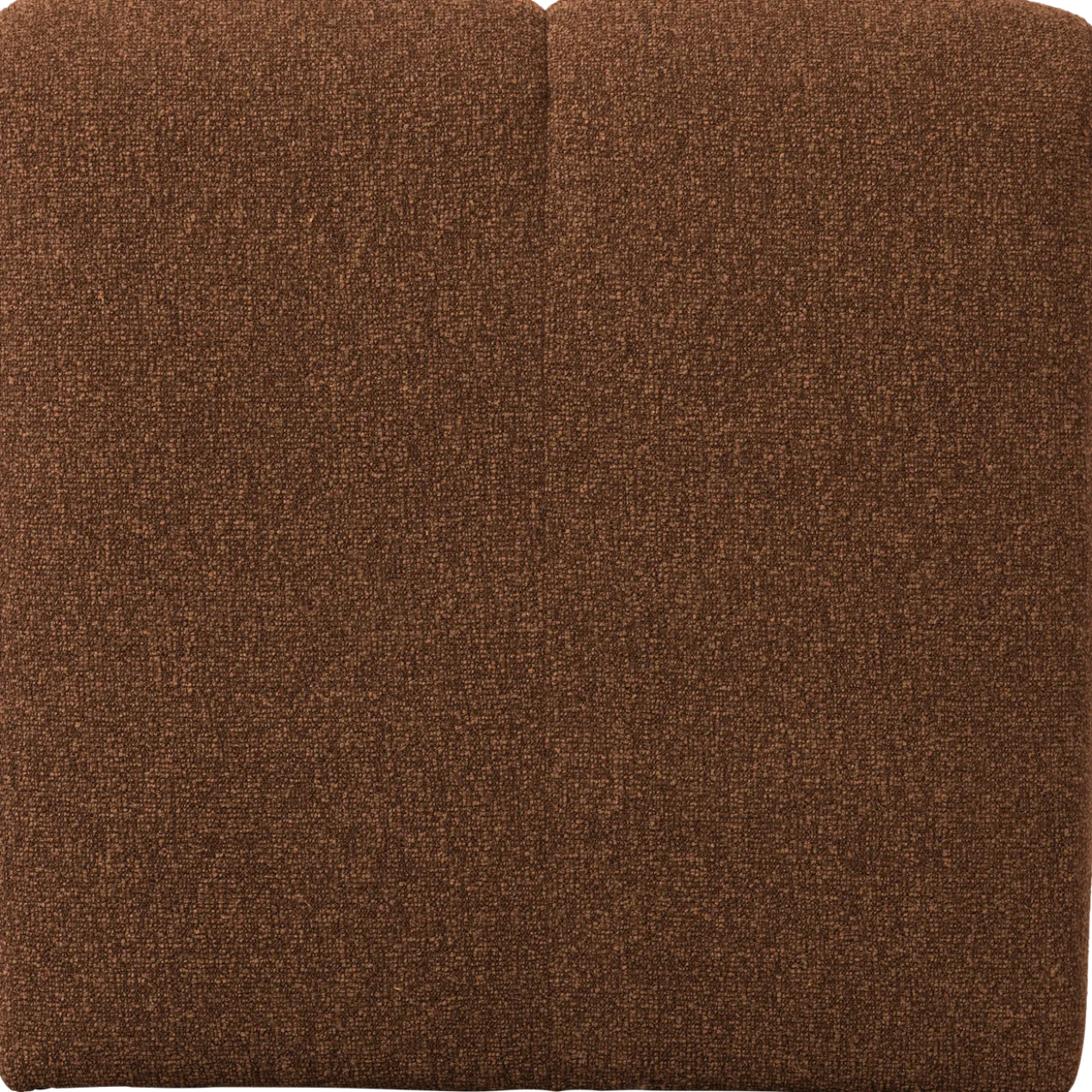 Mojo eetbank 84cm met rugleuning boucle roestbruin melange