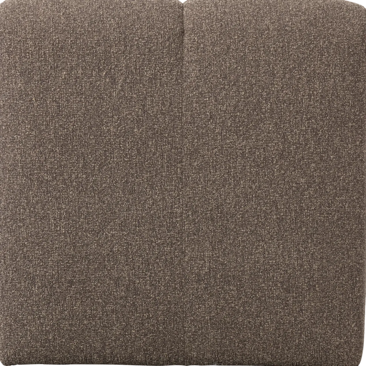 Mojo eetbank 84 cm met rugleuning boucle bruin melange