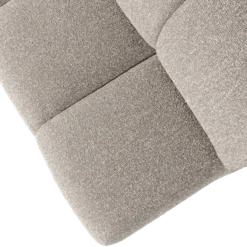 Mojo eetbank 164 cm met rugleuning boucle beige melange
