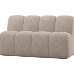 Mojo eetbank 164 cm met rugleuning wollig donkerzand