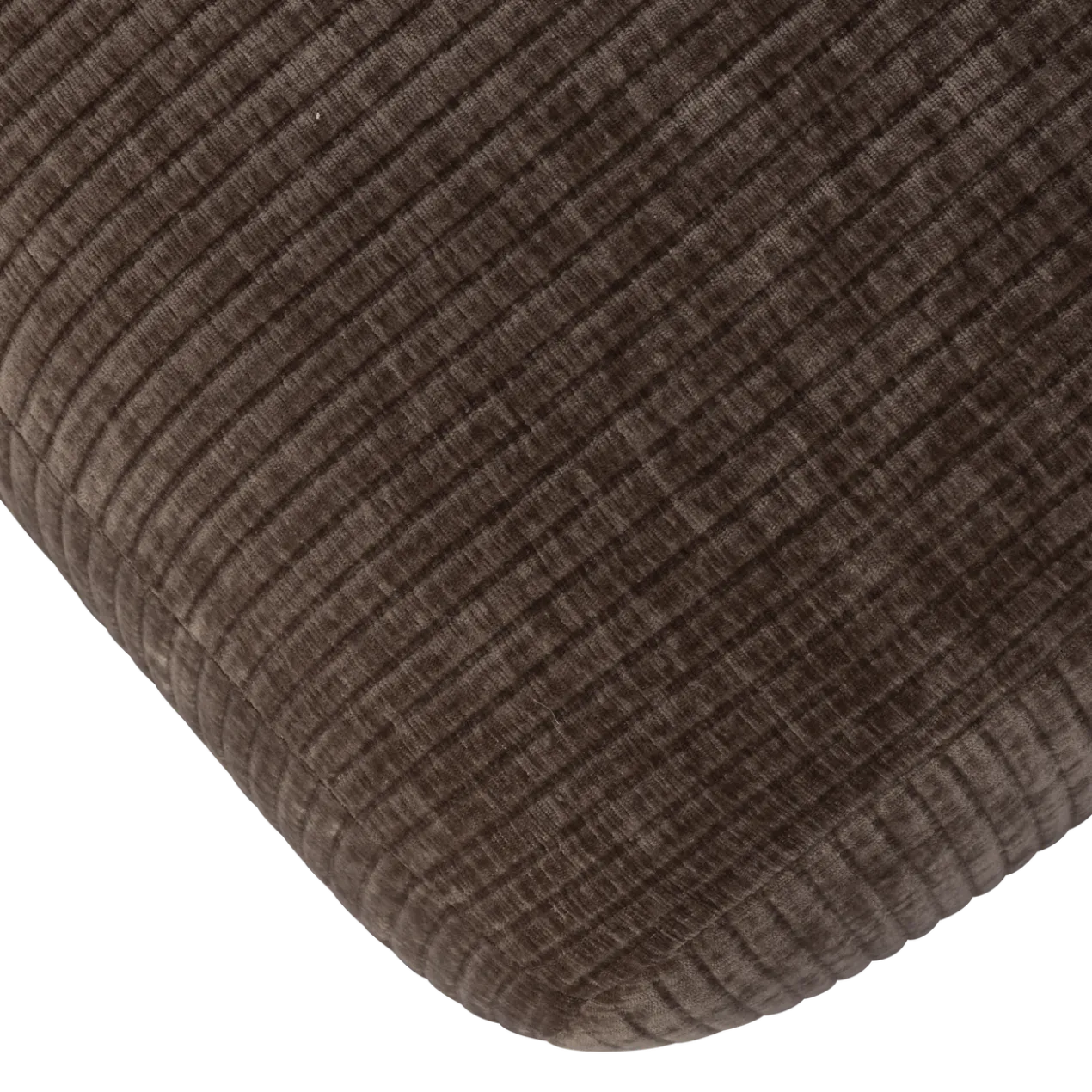 Mojo eetbank 164 cm ribstof bruin