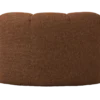 Mojo eetbank hoek met rugleuning boucle roestbruin melange
