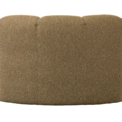 Mojo eetbank hoek met rugleuning boucle geel/bruin melange
