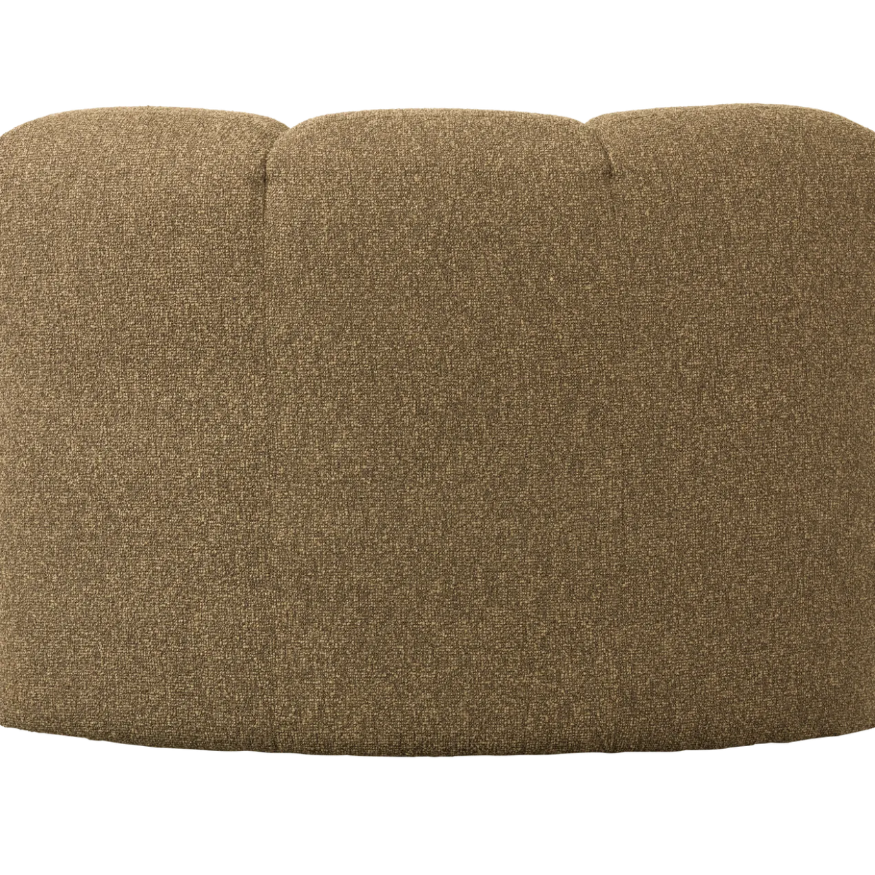 Mojo eetbank hoek met rugleuning boucle geel/bruin melange