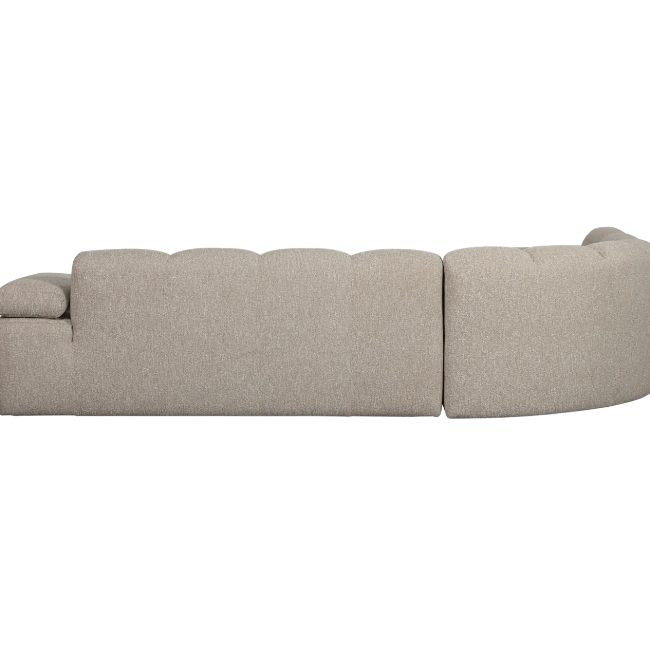 Mojo hoekbank links boucle beige melange