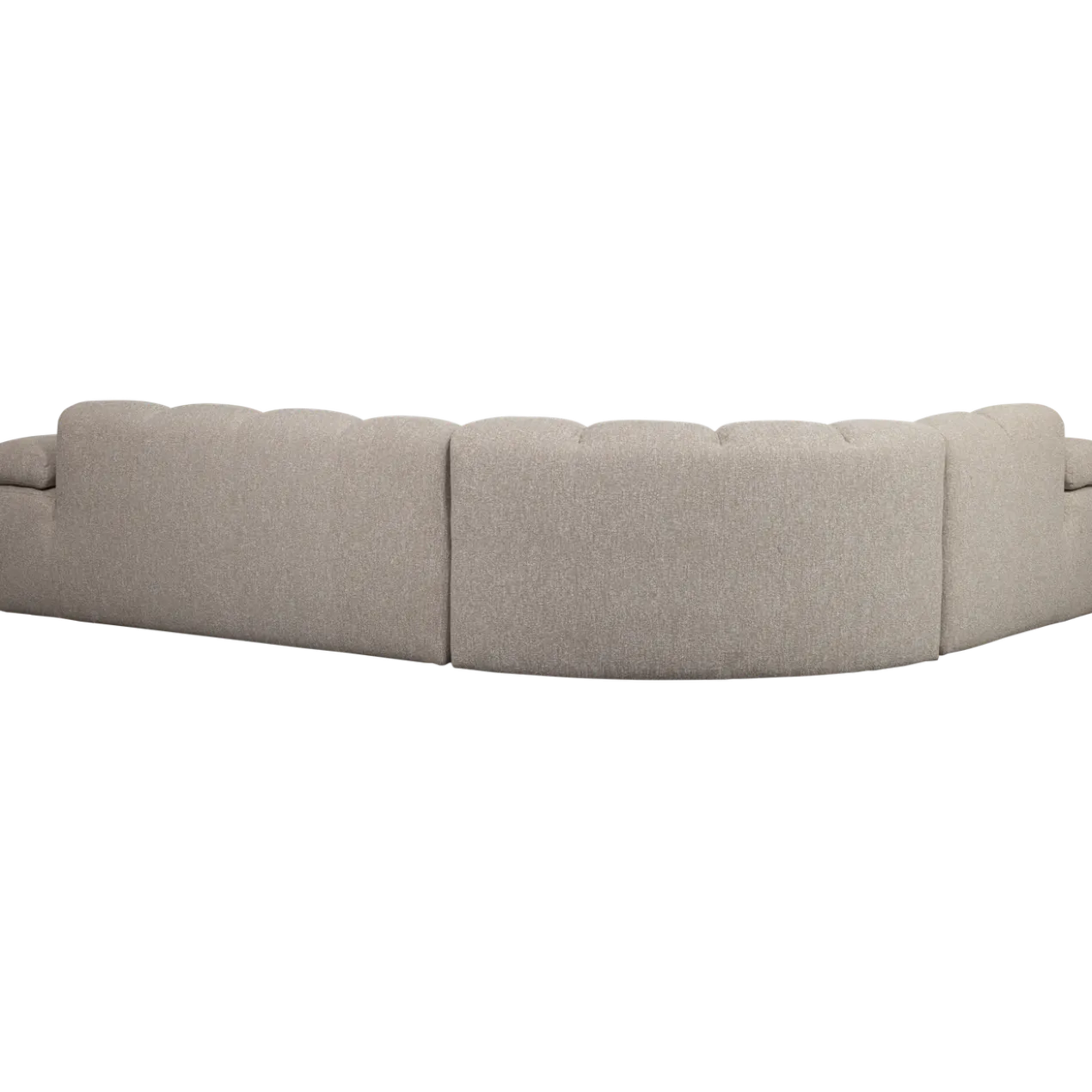 Mojo hoekbank links boucle beige melange