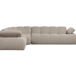 Mojo hoekbank links boucle beige melange