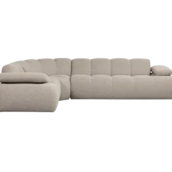 Mojo hoekbank links boucle beige melange