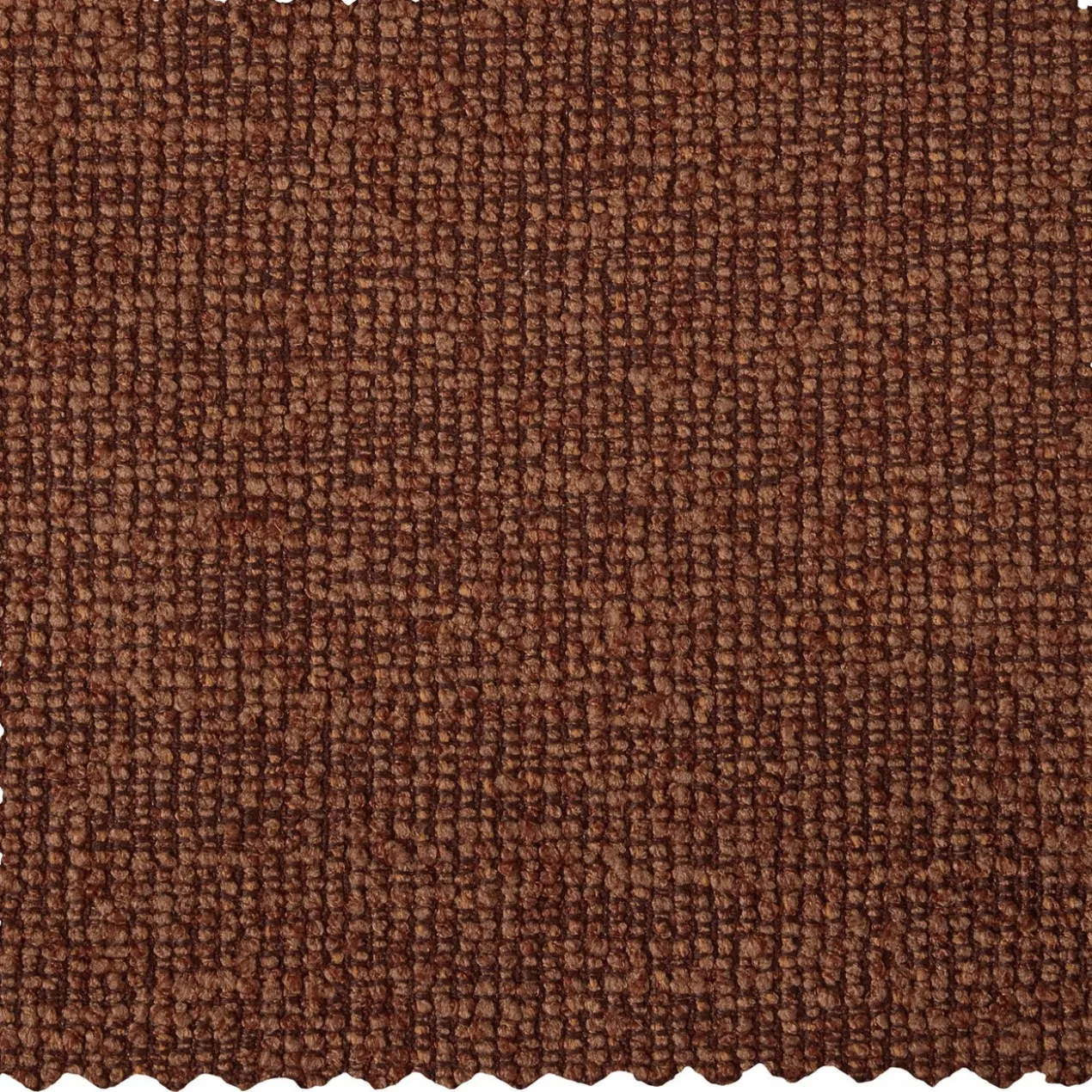 Mojo hoekbank links boucle roestbruin melange