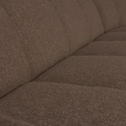 Mojo hoekbank rechts boucle bruin melange