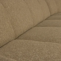 Mojo hoekbank rechts boucle geel/bruin melange