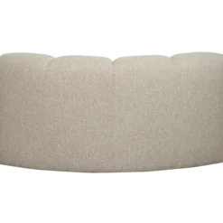 Mojo hoekelement rond boucle beige melange