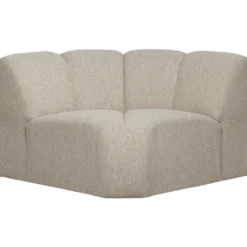 Mojo hoekelement rond boucle beige melange