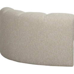 Mojo hoekelement rond boucle beige melange