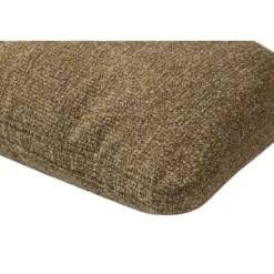 Mojo kussen boucle geel/bruin melange