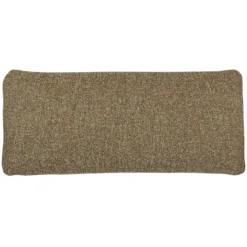 Mojo kussen boucle geel/bruin melange