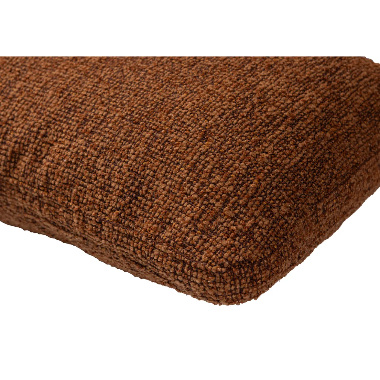 Mojo kussen boucle roestbruin melange