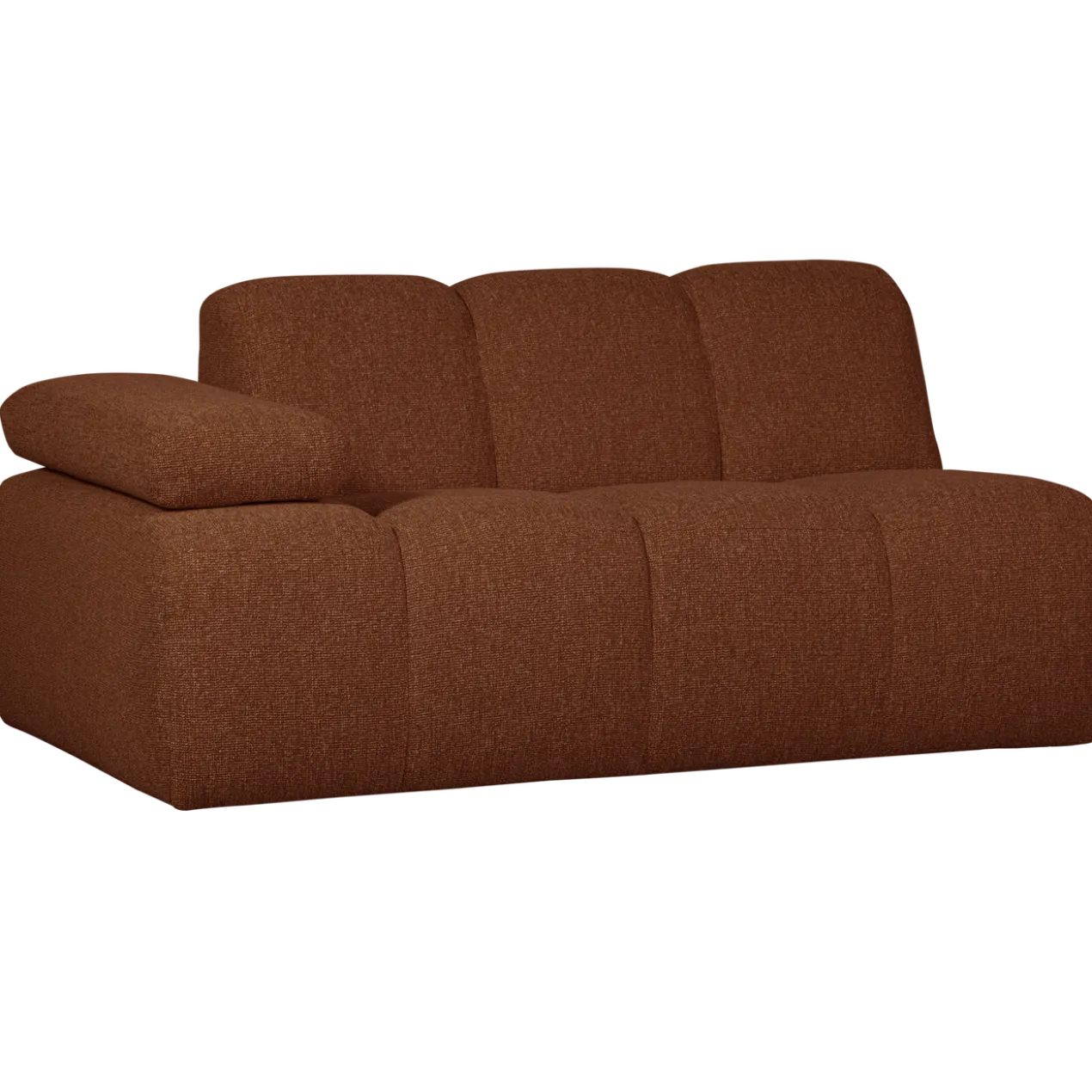 Mojo 1,5-zits element arm links boucle roestbruin melange