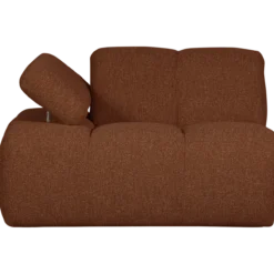 Mojo 1-zits element arm links boucle roestbruin melange