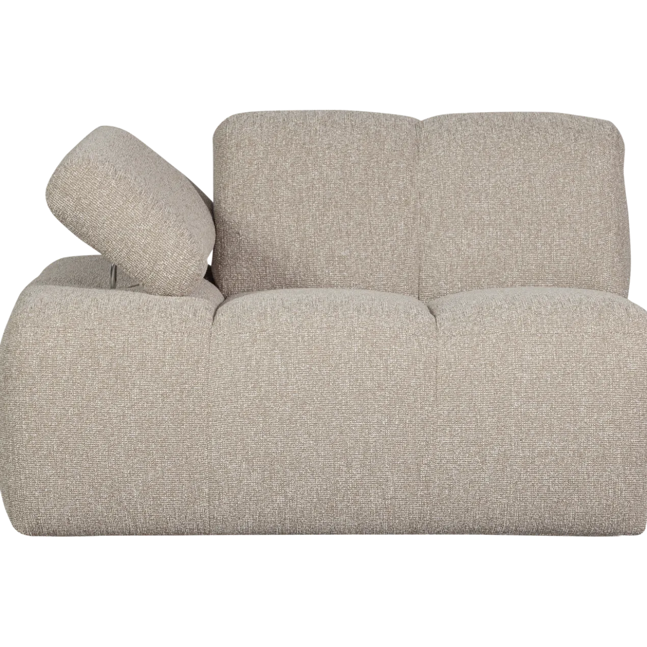 Mojo 1-zits element arm links boucle beige melange