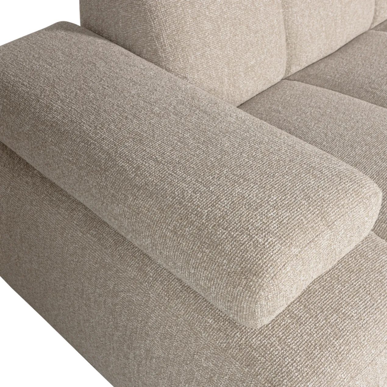 Mojo 1,5-zits element arm links boucle beige melange
