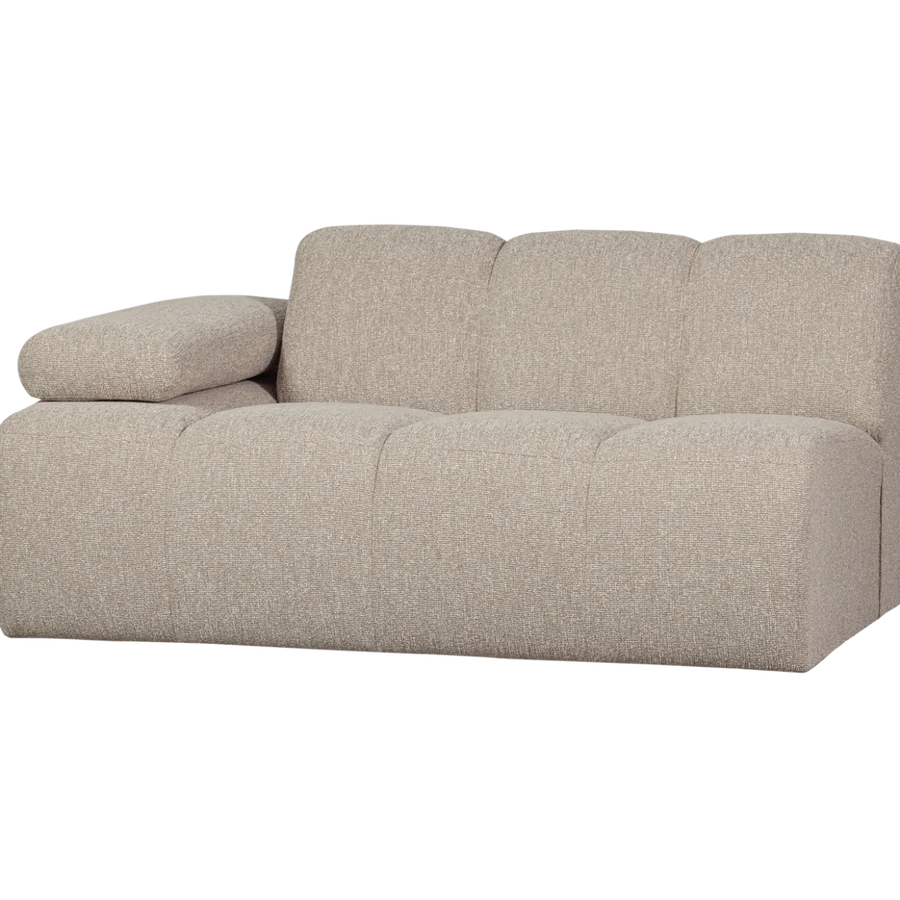 Mojo 1,5-zits element arm links boucle beige melange
