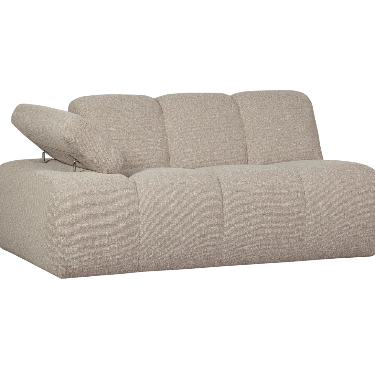Mojo 1,5-zits element arm links boucle beige melange