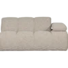 Mojo 1,5-zits element arm rechts boucle beige melange