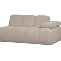 Mojo 1,5-zits element arm rechts boucle beige melange