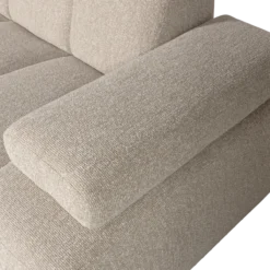 Mojo 1,5-zits element arm rechts boucle beige melange