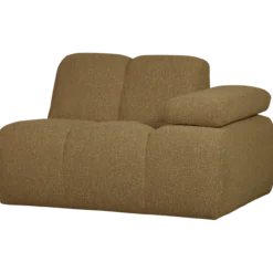Mojo 1-zits element arm rechts boucle geel/bruin melange