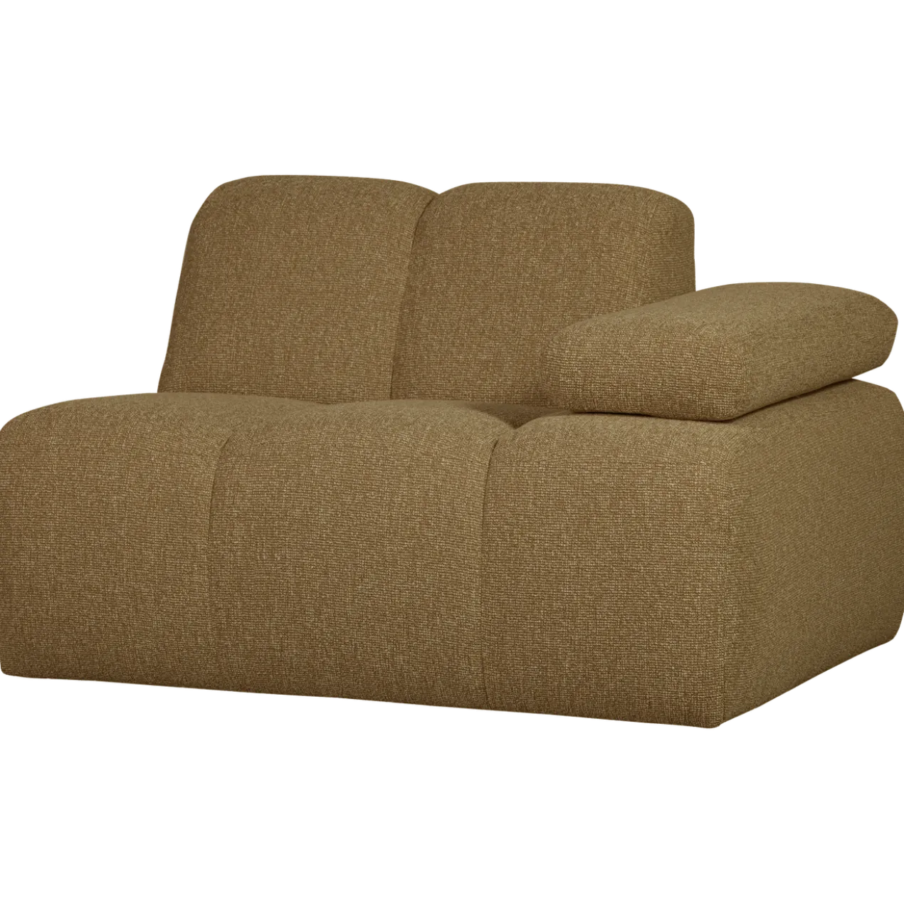 Mojo 1-zits element arm rechts boucle geel/bruin melange