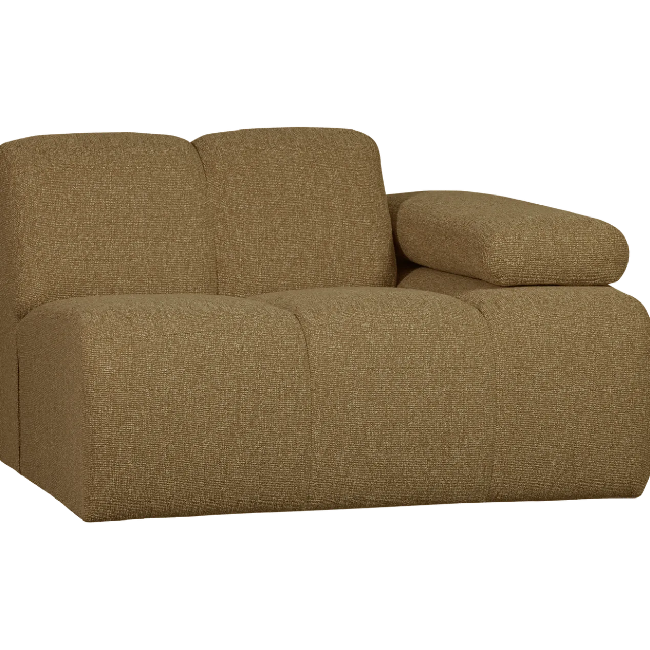 Mojo 1-zits element arm rechts boucle geel/bruin melange