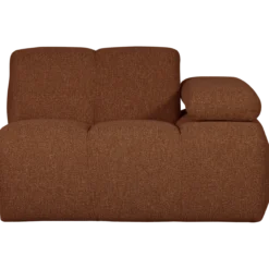 Mojo 1-zits element arm rechts boucle roestbruin melange