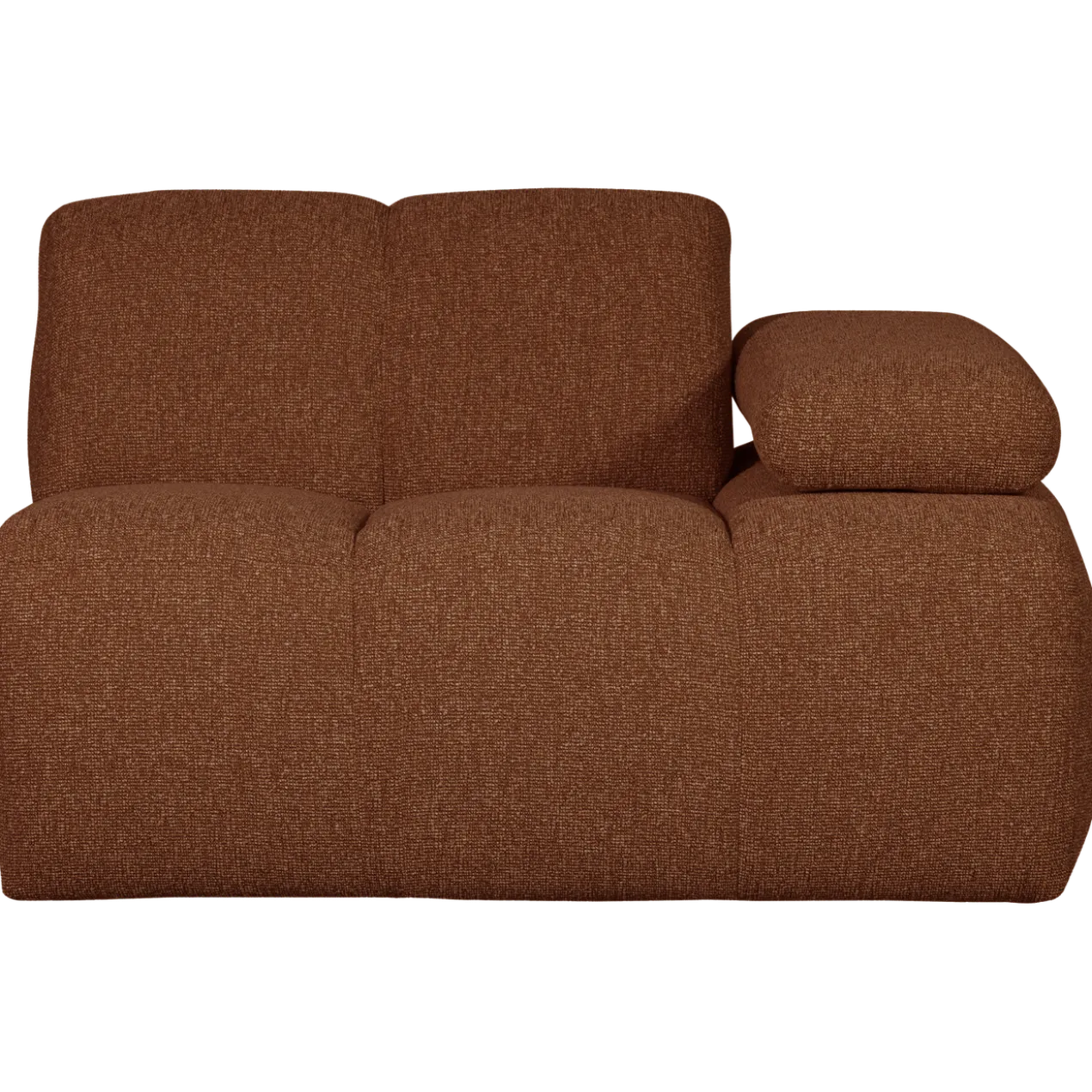 Mojo 1-zits element arm rechts boucle roestbruin melange