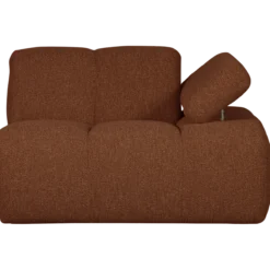 Mojo 1-zits element arm rechts boucle roestbruin melange