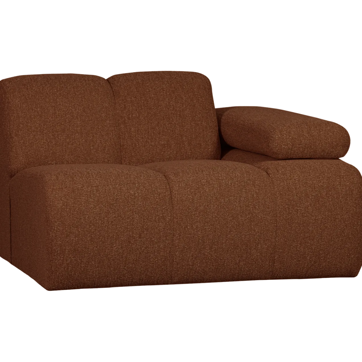 Mojo 1-zits element arm rechts boucle roestbruin melange