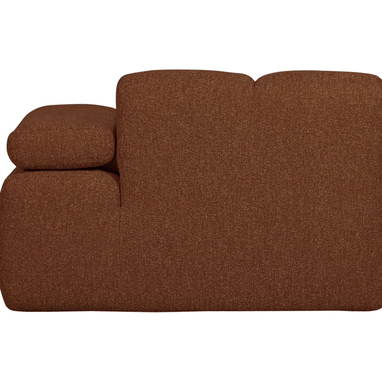 Mojo 1-zits element arm rechts boucle roestbruin melange
