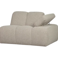 Mojo 1-zits element arm rechts boucle beige melange