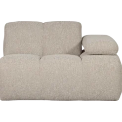 Mojo 1-zits element arm rechts boucle beige melange