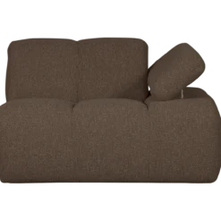Mojo 1-zits element arm rechts boucle bruin melange