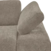 Mojo 1-zits element arm rechts ribstof donkerzand