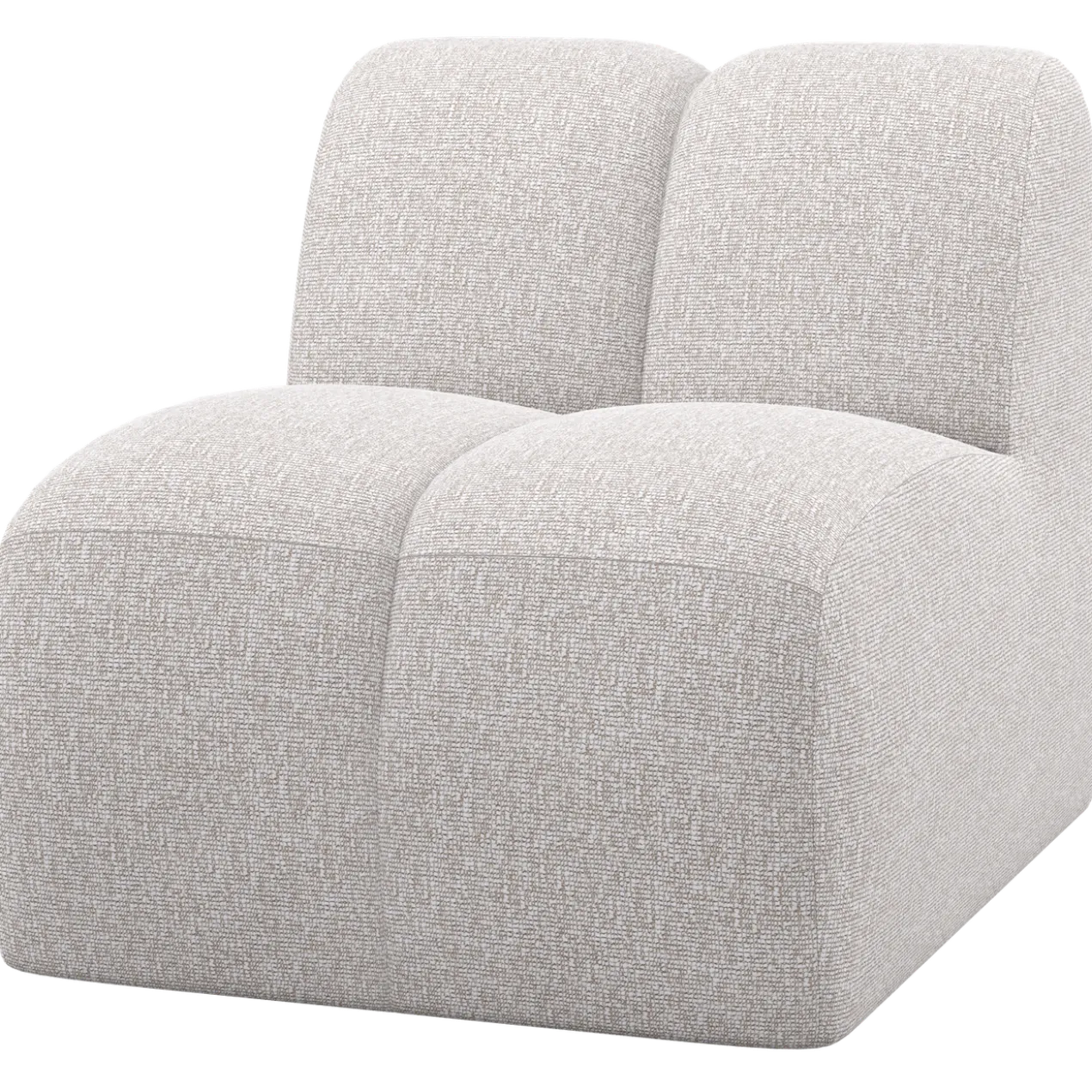 Mojo 1-zits element boucle ecru melange