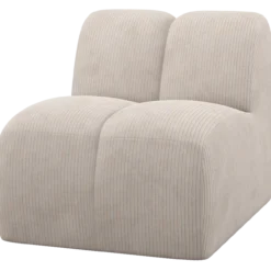 Mojo 1-zits element ribstof ecru