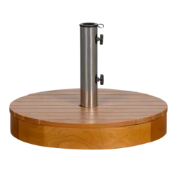 Monica tuin parasolvoet hout naturel 37xo49cm [fsc]