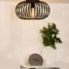 MORGANA PLAFONDLAMP 40CM ZWART