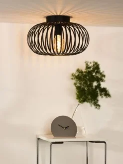 MORGANA PLAFONDLAMP 40CM ZWART