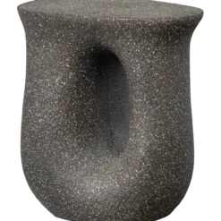 Moson bijzettafel met spikkels zwart